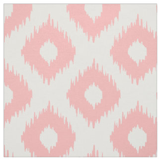 Tecido Teste padrão cor-de-rosa de Ikat