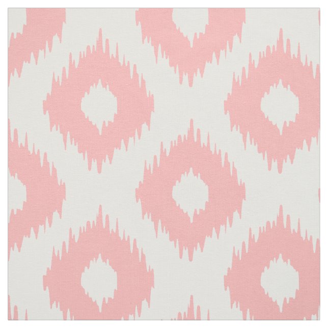 Tecido Teste padrão cor-de-rosa de Ikat (Modelo)