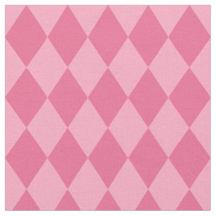 Tecido Teste padrão cor-de-rosa do diamante do Harlequin