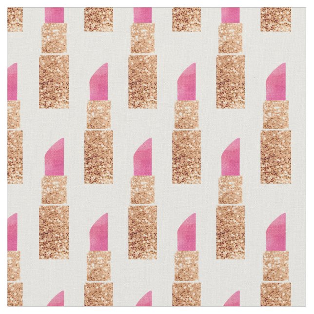 Tecido Teste padrão da beleza da composição do batom do (Detalhe)