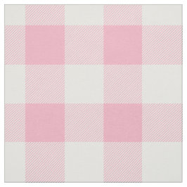 Tecido Teste padrão da verificação do búfalo de Pnk