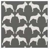 Teste padrão das silhuetas de Boston Terrier