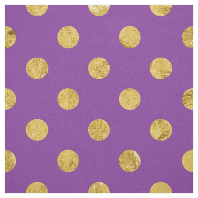 Tecido Teste padrão de bolinhas elegante da folha Dourado (Modelo)