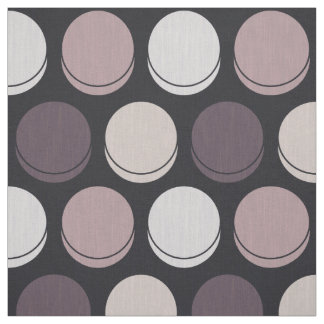 Tecido Teste padrão de bolinhas na moda da meia-noite