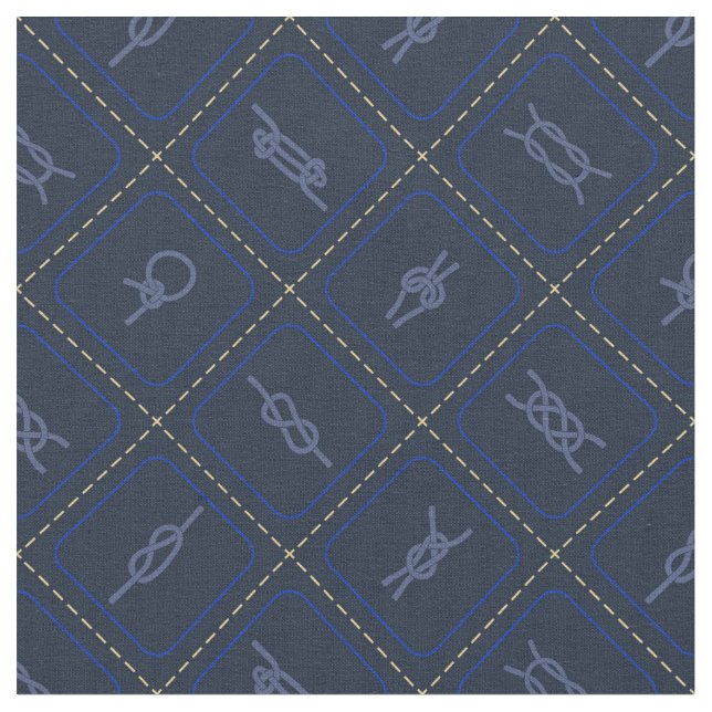 Tecido Teste padrão de nó náutico da corda (Detalhe)