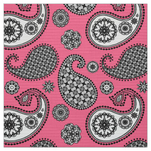 Tecido Teste padrão de Paisley, máscaras do cinza no ro