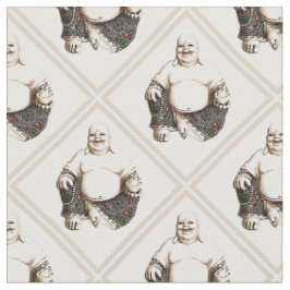 Tecido Teste padrão de riso do diamante de Buddha