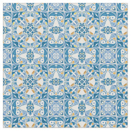 Tecido Teste padrão do azulejo do português
