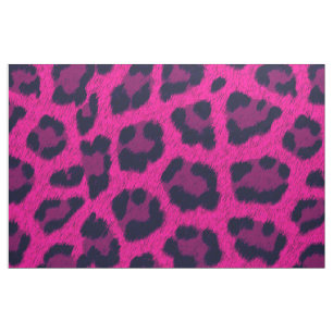 Tecido Teste padrão do impressão do leopardo do rosa
