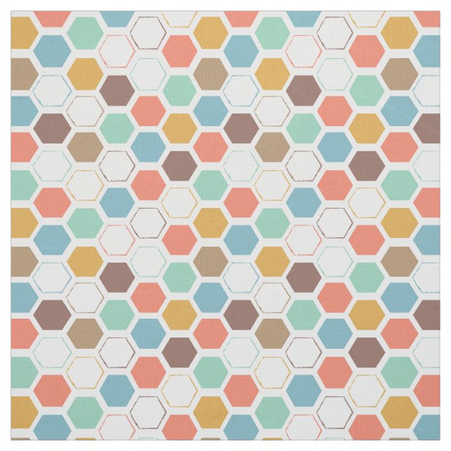 Tecido Teste padrão do módulo da colmeia da abelha (Modelo)