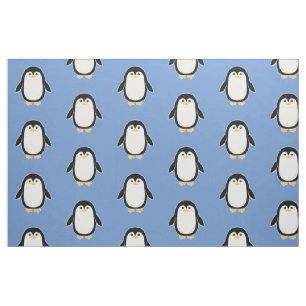 Tecido Teste padrão do pinguim do bebê
