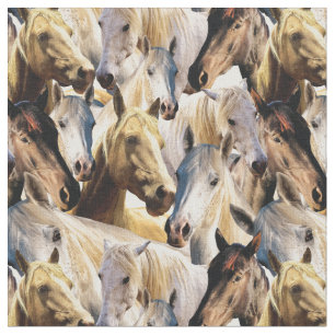 Tecido Teste padrão dos cavalos