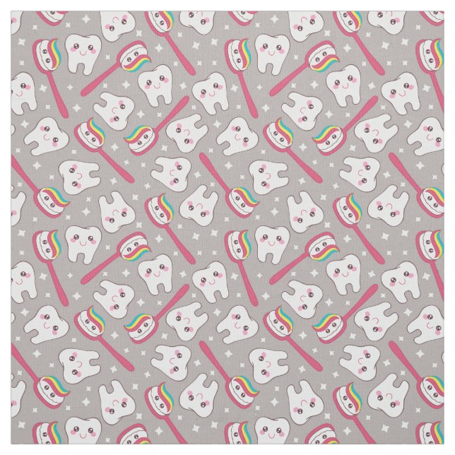 Tecido Teste padrão dos dentes do arco-íris (Modelo)