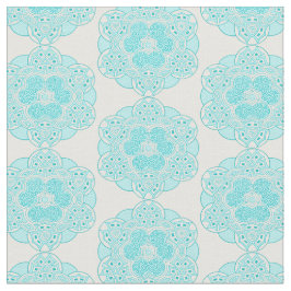 Tecido Teste padrão étnico 2 de turquesa
