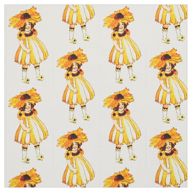 TECIDO TESTE PADRÃO FEERICAMENTE FLORAL DE OLHOS PRETOS (Modelo)