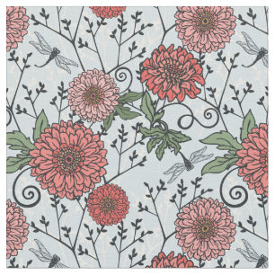 Tecido Teste padrão floral 3