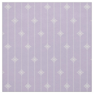 Tecido Teste padrão floral geométrico roxo Pastel