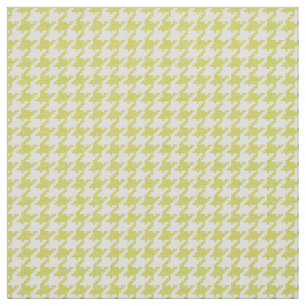Tecido Teste padrão geométrico amarelo e branco de