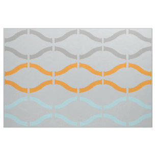 Tecido Teste padrão geométrico retro Funky Pastel