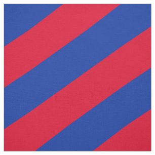 Tecido Teste padrão listrado vermelho e azul