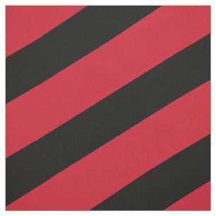 Tecido Teste padrão listrado vermelho e preto