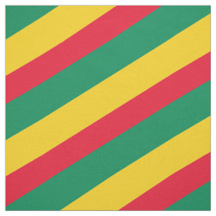 Tecido Teste padrão listrado vermelho, verde e amarelo