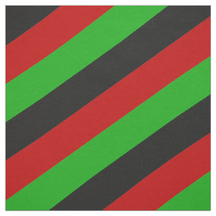 Tecido Teste padrão listrado vermelho, verde e preto