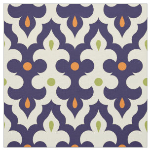 Tecido Teste padrão marroquino do arabesque de paisley d