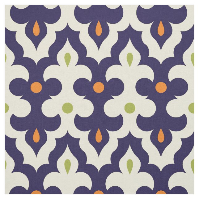 Tecido Teste padrão marroquino do arabesque de paisley do (Modelo)