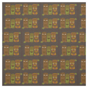 Tecido Teste padrão Nerdy de Tikis