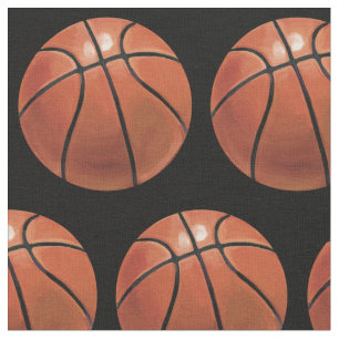 Tecido Teste padrão pintado do basquetebol
