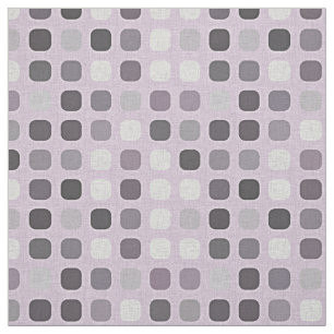 Tecido Teste padrão quadrado roxo violeta cor-de-rosa da