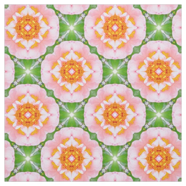 Tecido teste padrão retro floral (Modelo)