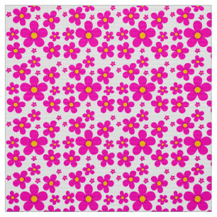Tecido teste padrão retro floral
