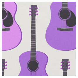 Tecido Teste padrão roxo das guitarra acústicas