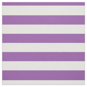 Tecido Teste padrão roxo e branco da listra