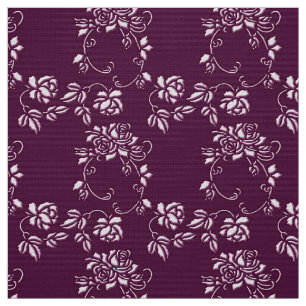 Tecido teste padrão sem emenda roxo floral