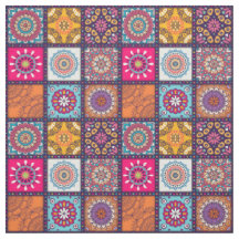Teste padrão telhado floral da mandala espiritual