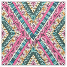 Teste padrão tribal abstrato colorido brilhante de