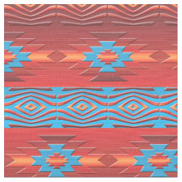 Tecido Teste padrão tribal étnico do sudoeste