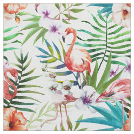 Tecido Teste padrão tropical do jardim da natureza do