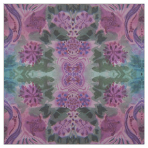 Tecido Teste padrão verde e roxo