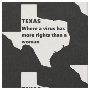 Tecido texas feministas covid white