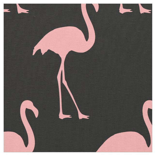 tecido têxtil de padrão flamingo cor-de-rosa (Detalhe)