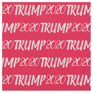 Tecido Texto do esboço Padrão Donald Trump 2020