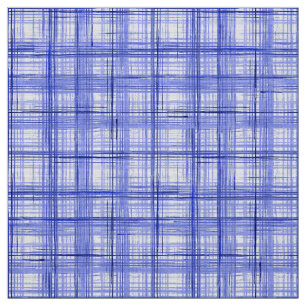 Tecido textura branca azul clássica da xadrez de tartan