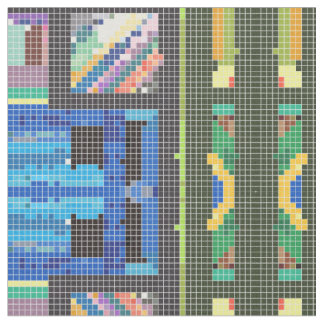 Tecido The Acrylic Geometric Corner