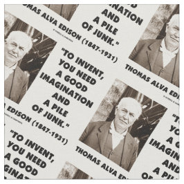 Tecido Thomas Edison para inventar a pilha da imaginação