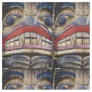 Tecido Thunder_Cove Totem de Rosto Polar