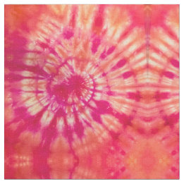 Tecido Tie Dye Magenta e Laranja